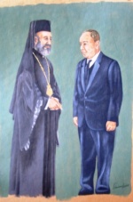 with Archbishop Markarios